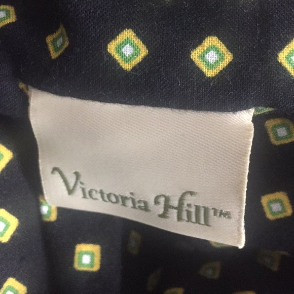 VICTORIA HILL FLORAL COTTON TOTE WITH SIDE POCKET - Picture 7 of 8